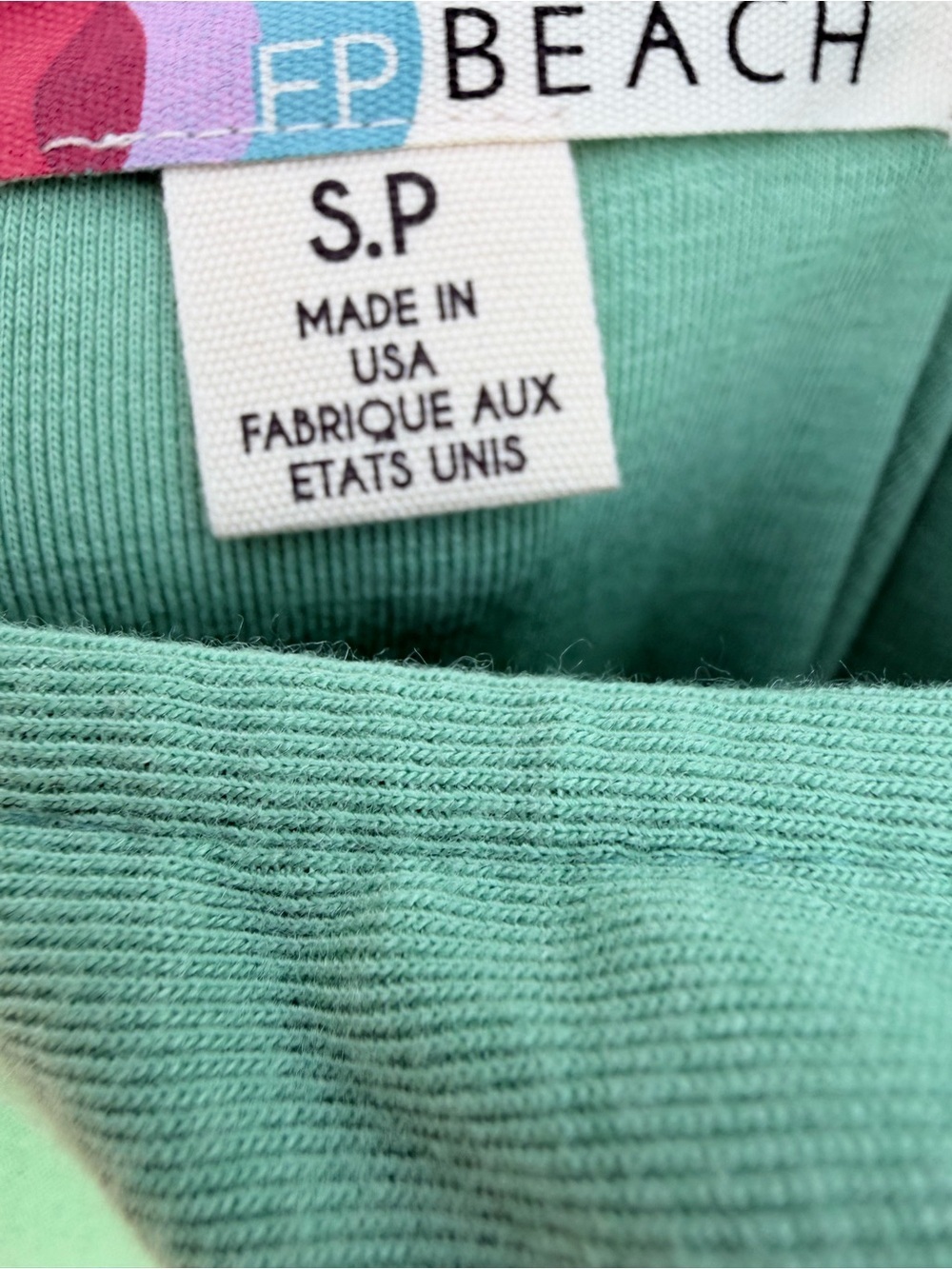 FP Beach - Green Long Sleeve Open Back Mini Dress | SP - Picture 5 of 7